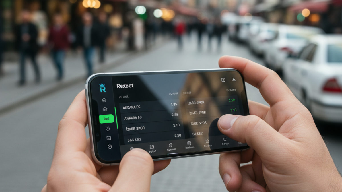 Rexbet mobil giriş ekranında güncel bahis oranları ve casino oyunları